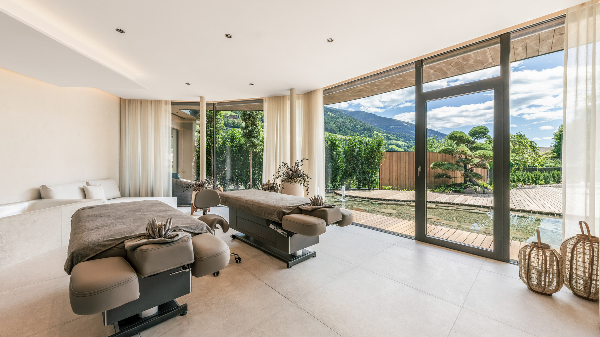 Ein luxuriöser Day Spa im Alpenschlössel