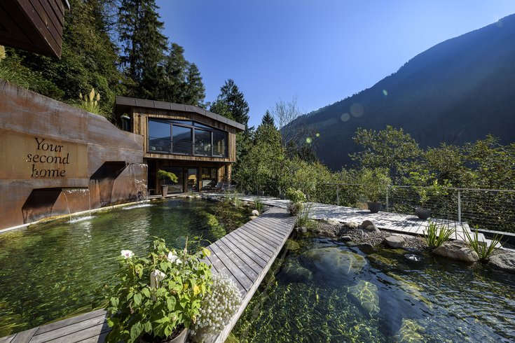 La sauna del nostro hotel benessere in Alto Adige